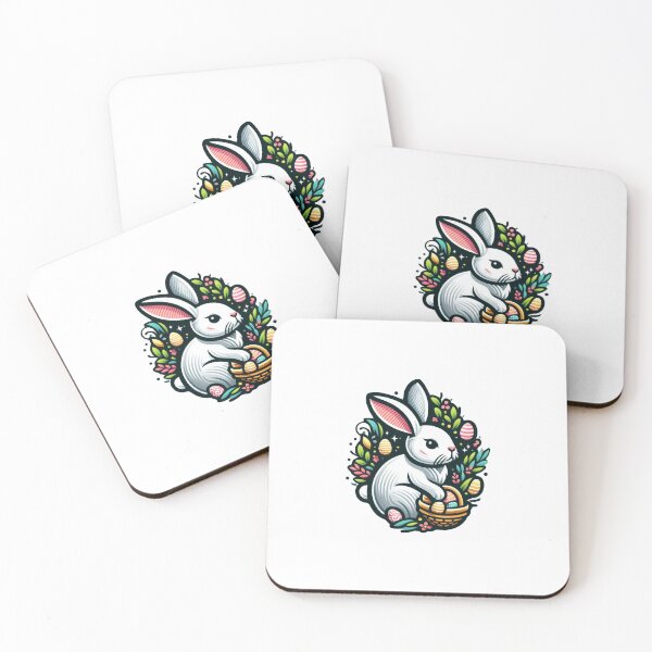 Item preview, Easter Bunny with Basket designed and sold by SportsMomsRock.
