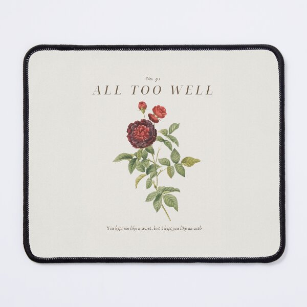 Item preview, all too well poster, minimalist elegant designed and sold by Daylight Co Creatives.