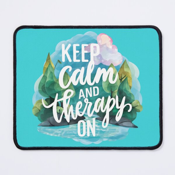 Item preview, Keep Calm and Therapy On designed and sold by brokenpones.