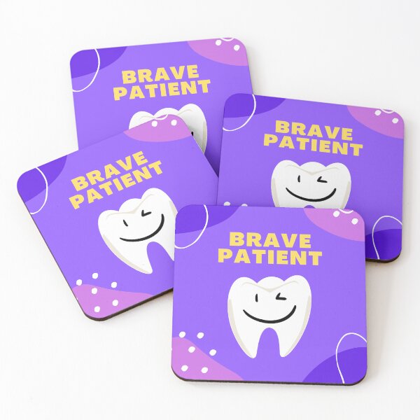 Item preview, BRAVE PATIENT, dentist, dental, smile, teeth, tooth designed and sold by Cerulean-Shop.
