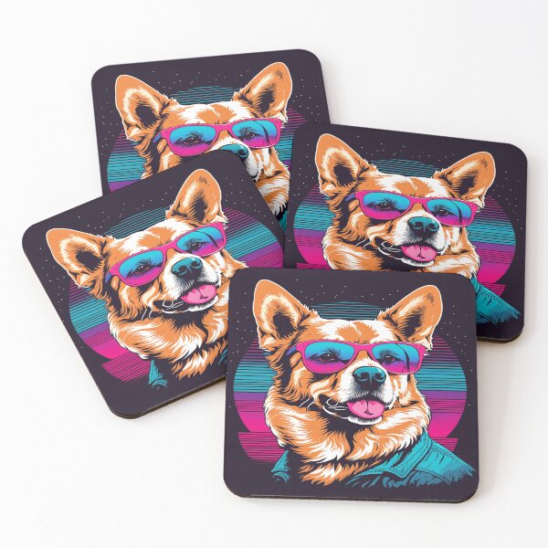 Item preview, Dog with glasses the canine answer to a sunny and stylish day. designed and sold by Pulsant  Paintings.