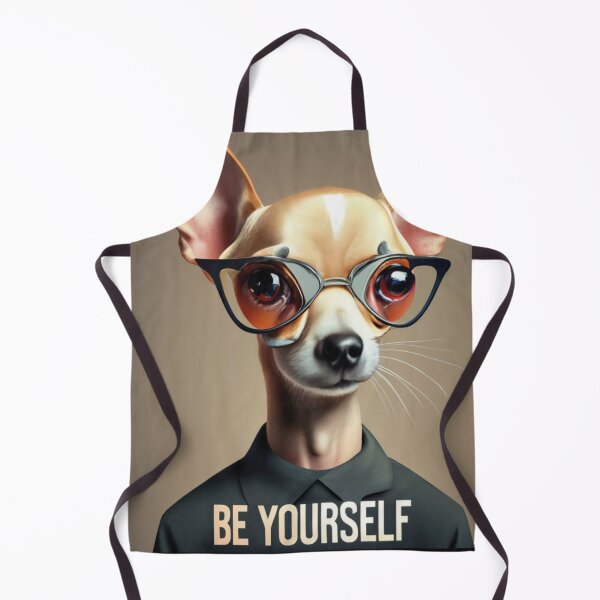 Item preview,  Charming and elegant chihuahua with glasses designed and sold by LuckyFamily.