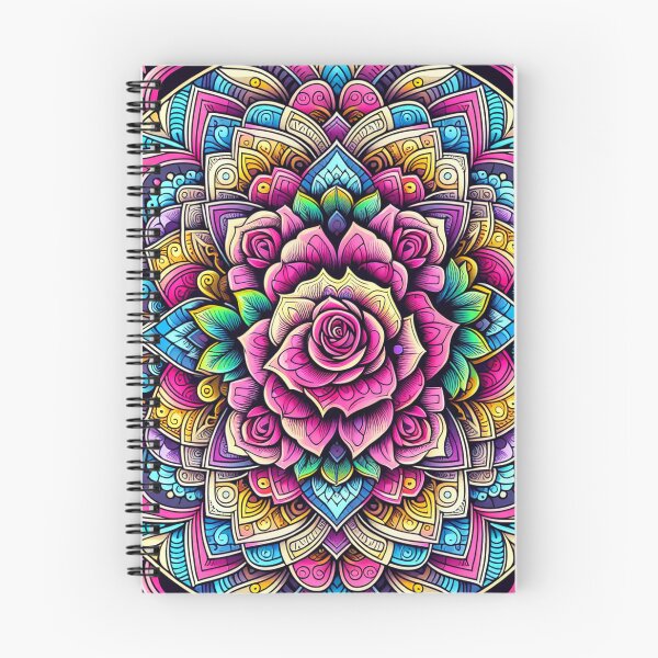 Item preview, Mandala Rose, Mandala Design, Decorative Mandala, Mandalas Decoration, Wall Mandala, Mandala Accessories, Mandala Tshirt, Mandala Mug designed and sold by AnalajiaDesigns.
