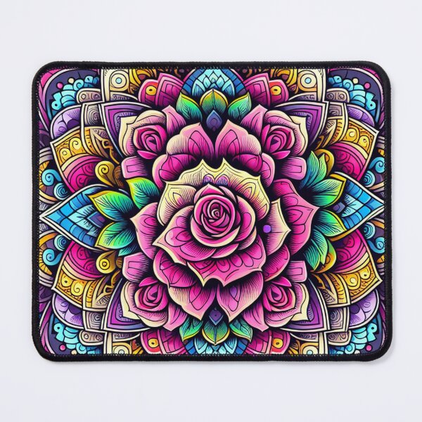 Item preview, Mandala Rose, Mandala Design, Decorative Mandala, Mandalas Decoration, Wall Mandala, Mandala Accessories, Mandala Tshirt, Mandala Mug designed and sold by AnalajiaDesigns.