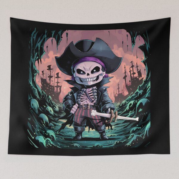 Item preview, Skeleton pirate on the sea designed and sold by Paul-Place.