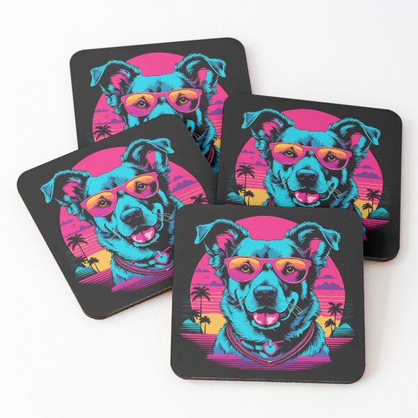 Item preview, Dog with glasses the star that brightens even the cloudiest days designed and sold by Pulsant  Paintings.