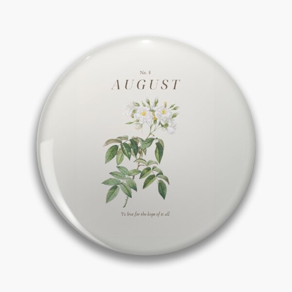 Item preview, august  poster, minimalist elegant  designed and sold by Daylight Co Creatives.