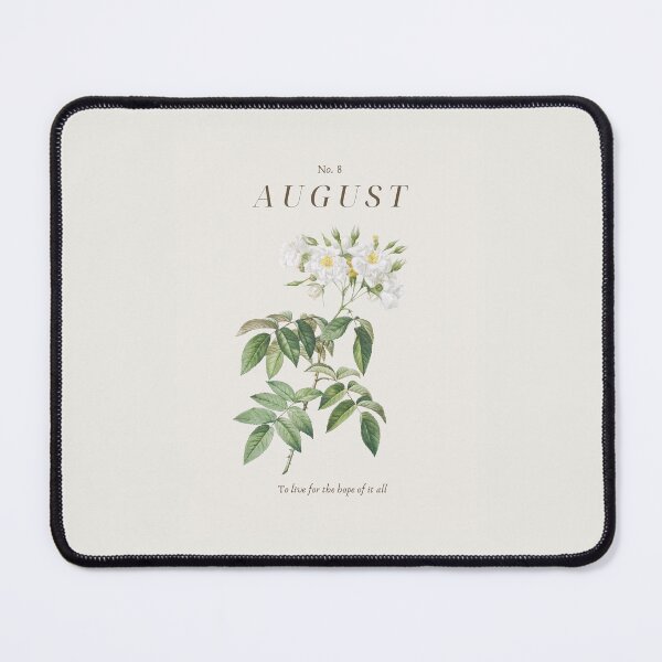 Item preview, august poster, minimalist elegant designed and sold by Daylight Co Creatives.