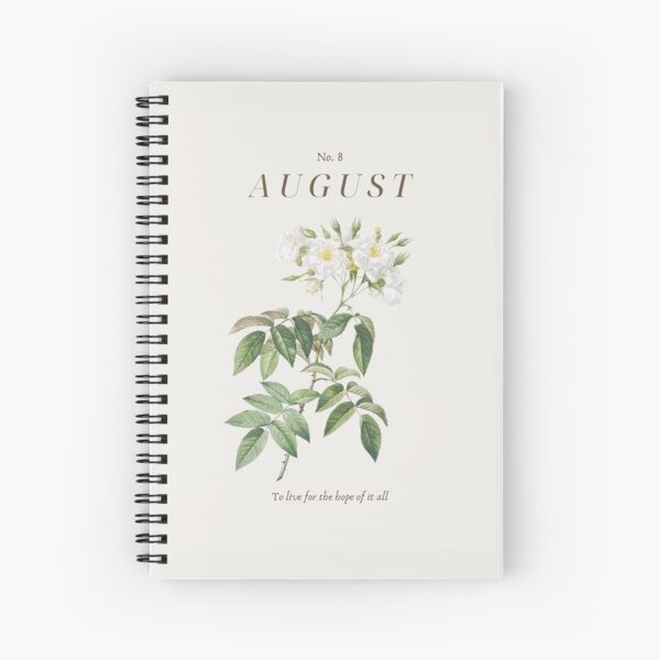Item preview, august  poster, minimalist elegant  designed and sold by Daylight Co Creatives.