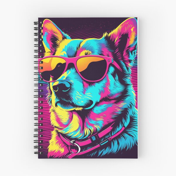 Item preview, Dog with glasses because style is a universal language that everyone understands. designed and sold by Pulsant  Paintings.