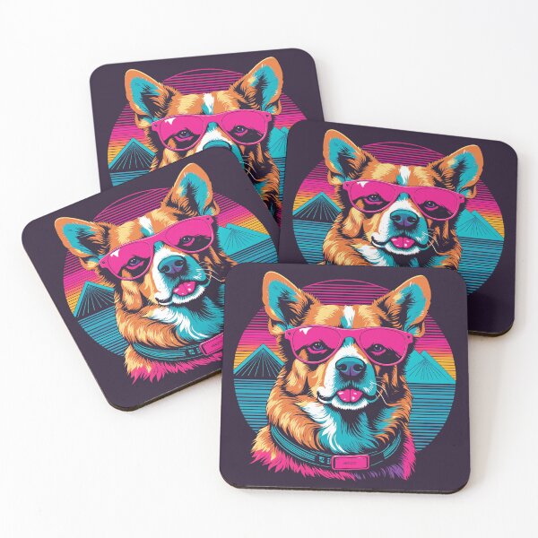 Item preview, Dog with glasses the furry definition of glamour designed and sold by Pulsant  Paintings.