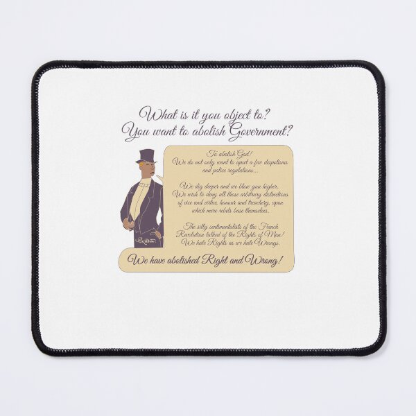 Item preview, We Have Abolished Right and Wrong! designed and sold by Sturdy Sturge.