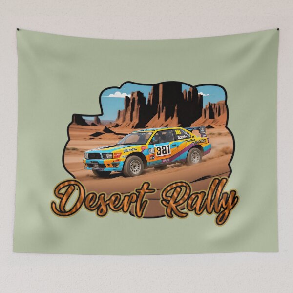 Item preview, Cool Desert Rally Racing Car designed and sold by TheArtOfPat.