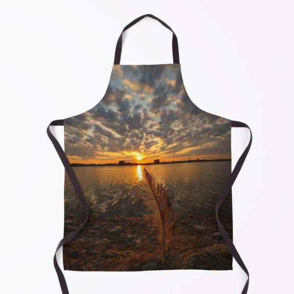 Item preview, Sunset at the lake with clouds designed and sold by Pietschi2022.