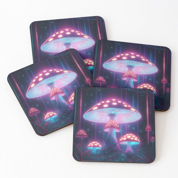 Item preview, Neon mushrooms designed and sold by Paul-Place.