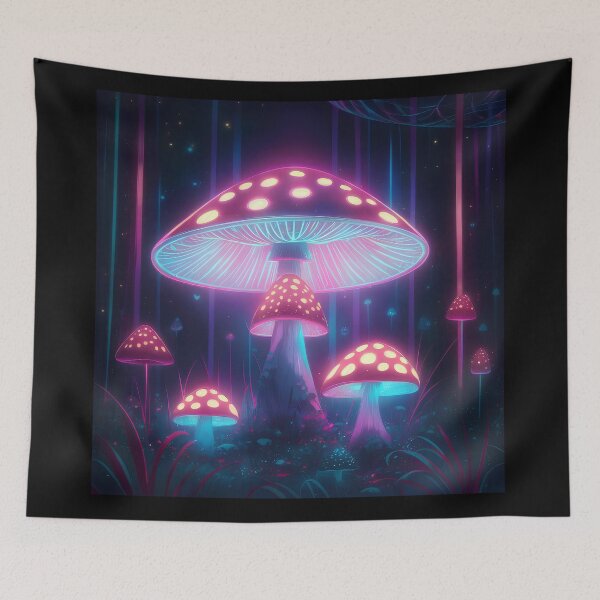 Item preview, Neon mushrooms designed and sold by Paul-Place.