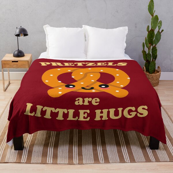 Item preview, Pretzels are Little Hugs Funny Cute Pretzel Art designed and sold by vonplatypus.
