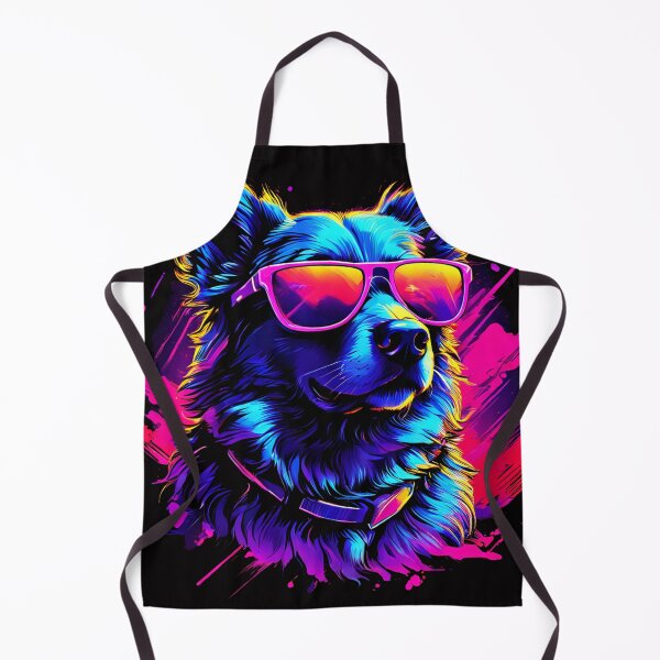 Item preview, When your little dog adopts glasses that highlight their vibrant personality, because life is a party designed and sold by Pulsant Paintings.