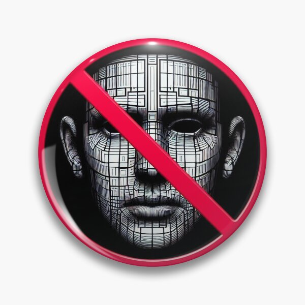 Item preview, Say No to Facial Recognition designed and sold by edikz.