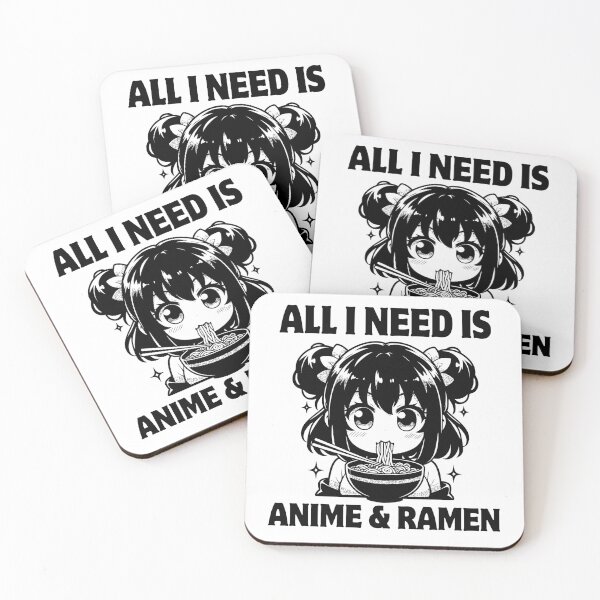 Item preview, All I Need Is Anime and Ramen designed and sold by PeelZinc.