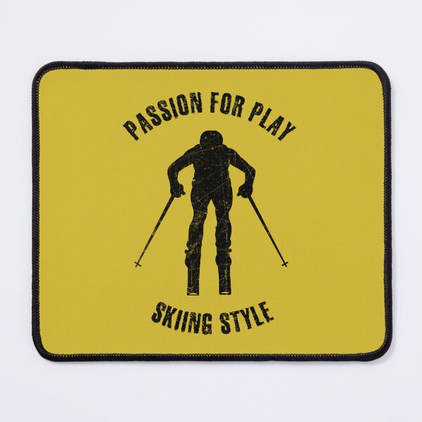 Item preview, Black silhouette of a man skiing designed and sold by HarridanCreates.