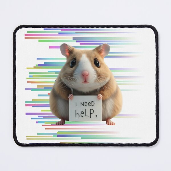 Item preview, My hamster needs help designed and sold by leenasobky14.
