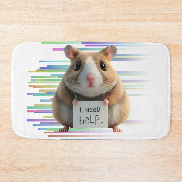 Item preview, My hamster needs help designed and sold by leenasobky14.