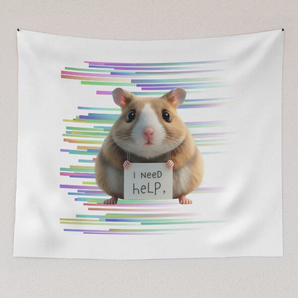 Item preview, My hamster needs help designed and sold by leenasobky14.