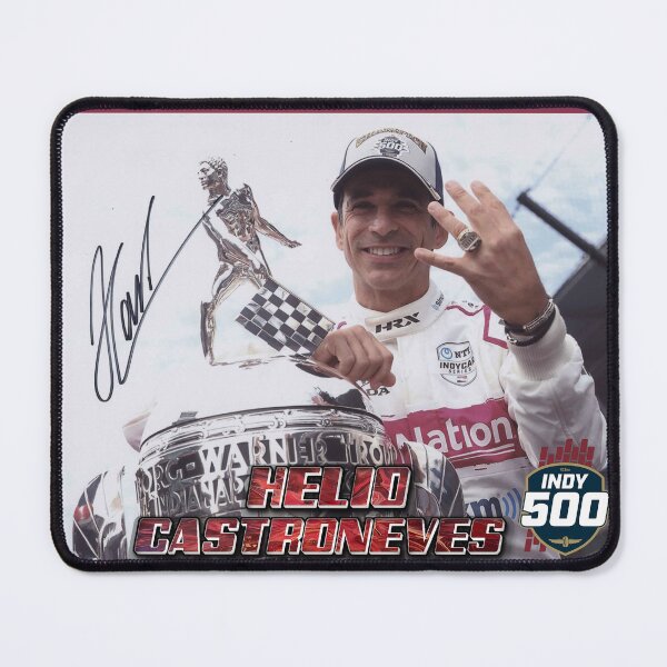 Item preview, Helio Castroneves 4 time Indianapolis 500 champion designed and sold by barefootmk.