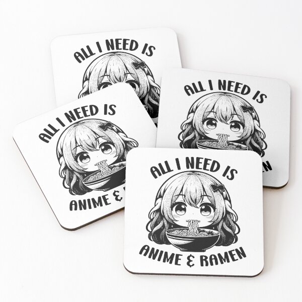 Item preview, All I Need Is Anime and Ramen designed and sold by PeelZinc.