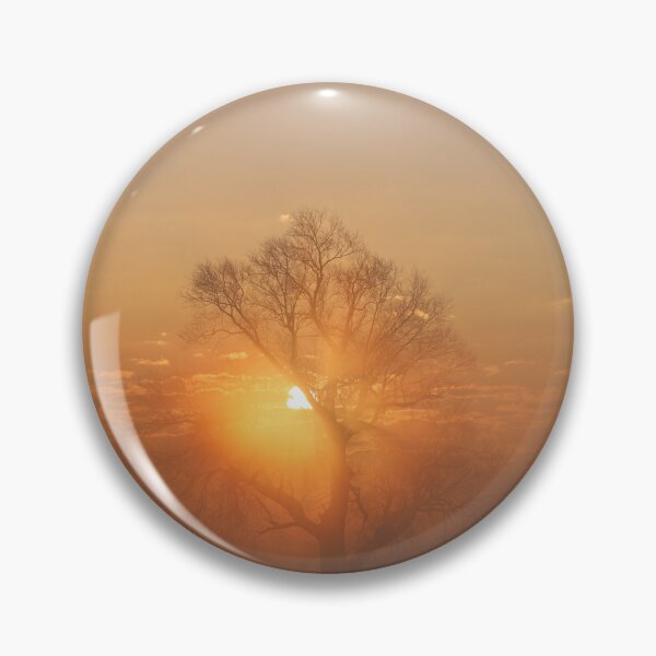 Item preview, A tree at sunrise with fog designed and sold by Pietschi2022.