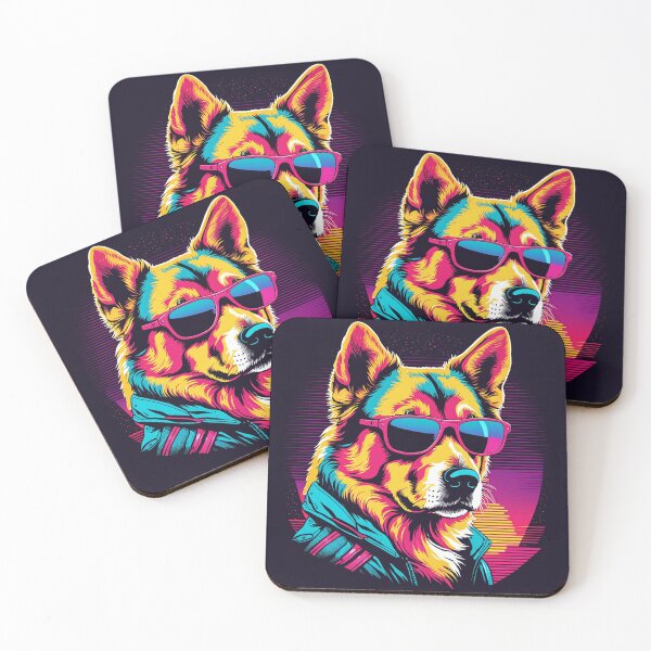 Item preview, Canine glasses the cherry on top of your furry friend's look, turning every day into a celebration of style designed and sold by Pulsant  Paintings.