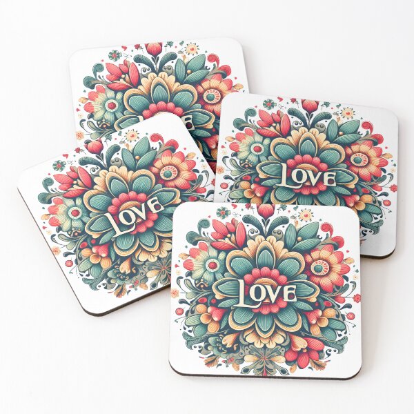 Item preview, Colorful floral passion - Love Fleur vintage designed and sold by LV-creator.