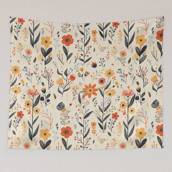 Item preview, Cute floral pattern designed and sold by natinart.