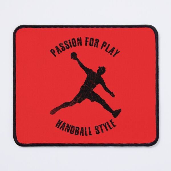 Item preview, Black silhouette of a man with a handball designed and sold by HarridanCreates.