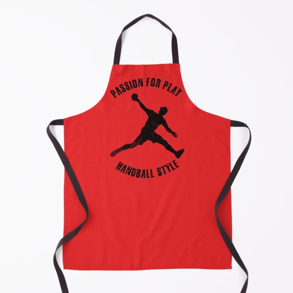 Item preview, Black silhouette of a man with a handball designed and sold by HarridanCreates.
