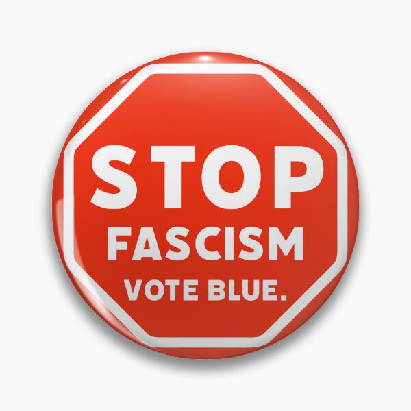 Item preview, Stop fascism vote blue.  designed and sold by Rachel the Artist .