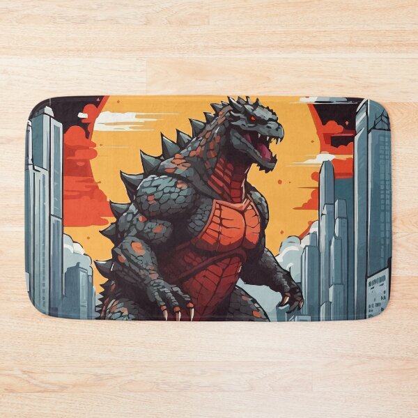 Item preview, Kaiju in the City Logo designed and sold by That3DGeek.