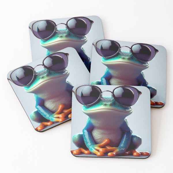 Item preview, The frog with sunglasses designed and sold by LiM-Team.