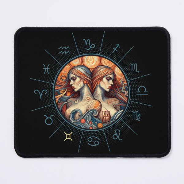 Item preview, ZODIAC Gemini - Astrological GEMINI - GEMINI - ZODIAC sign - Van Gogh style - 9 designed and sold by ArtProjectShop.