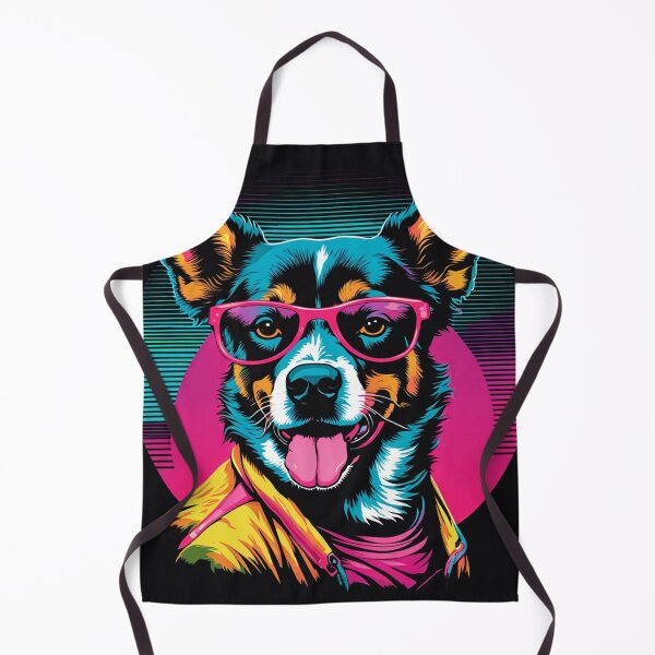 Item preview, When your little dog adopts glasses, every walk turns into a canine runway full of charm and style designed and sold by Pulsant Paintings.