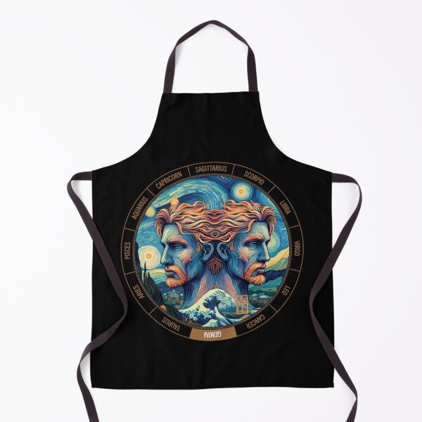Item preview, ZODIAC Gemini - Astrological GEMINI - GEMINI - ZODIAC sign - Van Gogh style - 10 designed and sold by ArtProjectShop.