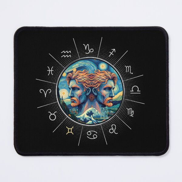 Item preview, ZODIAC Gemini - Astrological GEMINI - GEMINI - ZODIAC sign - Van Gogh style - 11 designed and sold by ArtProjectShop.