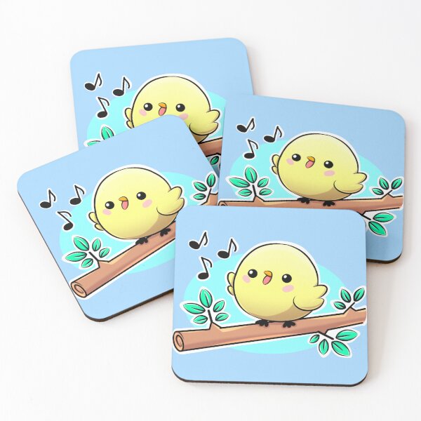Aperçu de l'œuvre Cute singing bird créée et vendue par Kiskadee-Draw.