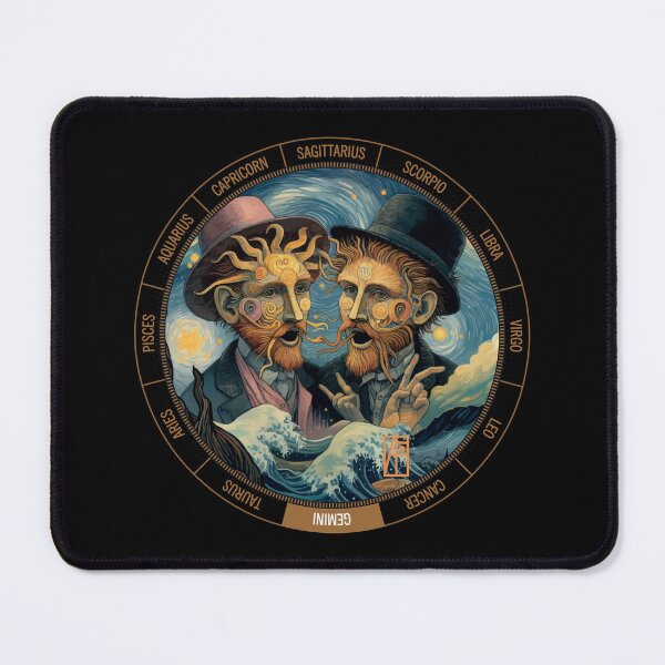 Item preview, ZODIAC Gemini - Astrological GEMINI - GEMINI - ZODIAC sign - Van Gogh style - 13 designed and sold by ArtProjectShop.