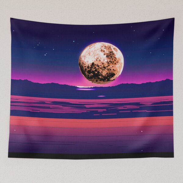 Item preview, Neon Ocean Crumpet Moonrise designed and sold by LionBrew.