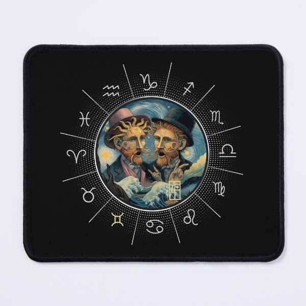 Item preview, ZODIAC Gemini - Astrological GEMINI - GEMINI - ZODIAC sign - Van Gogh style - 14 designed and sold by ArtProjectShop.