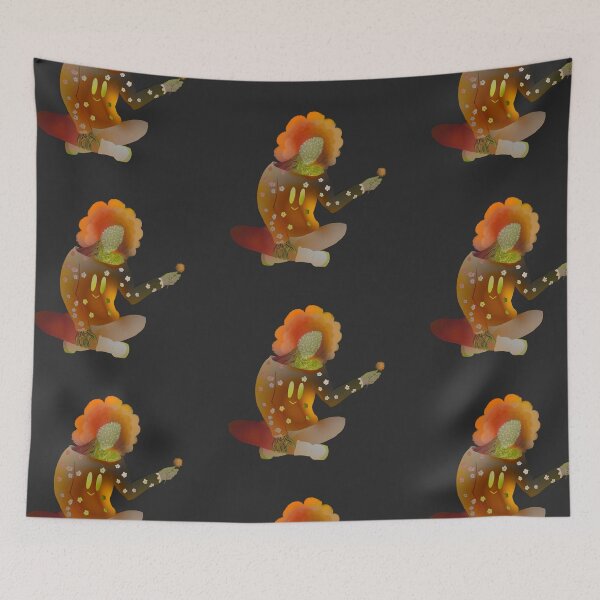 Item preview, A vibrant bloom wondering; yellow monochrome designed and sold by WhimsysWhatnots.
