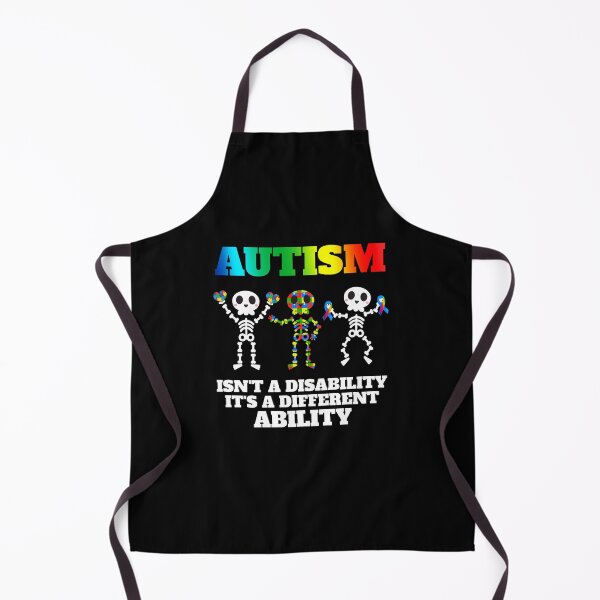 Item preview, Autism Isn't a Disability It's a Different Ability Dancing Skeletons Autism Awareness designed and sold by BelkaMed.