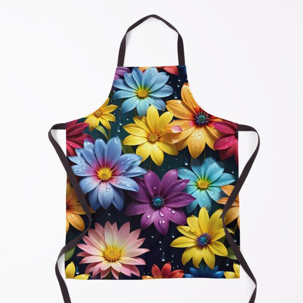 Item preview, Summer Rainbow Flowers Pattern designed and sold by TheArtOfPat.
